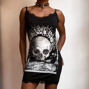 Dolls Kill Widow At The Burial Mini Dress